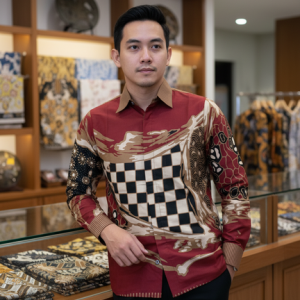 Kemeja Batik Lengan Panjang. Motif Arsa Wibawa