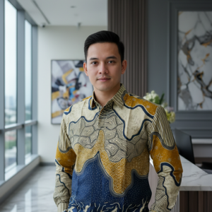 Kemeja Batik Lengan Panjang. Motif Bhumi Loka