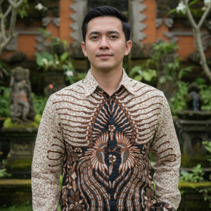 Kemeja Batik Lengan Panjang. Motif Kinarya Wening