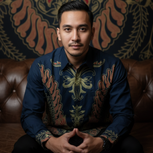 Kemeja Batik Lengan Panjang. Motif Nirmala Rengga