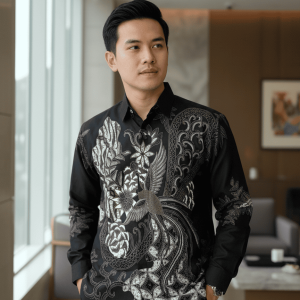 Kemeja Batik Lengan Panjang. Motif Kusuma Adiguna